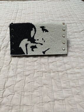 Mary Frances Some Like it Hot Beaded Clutch